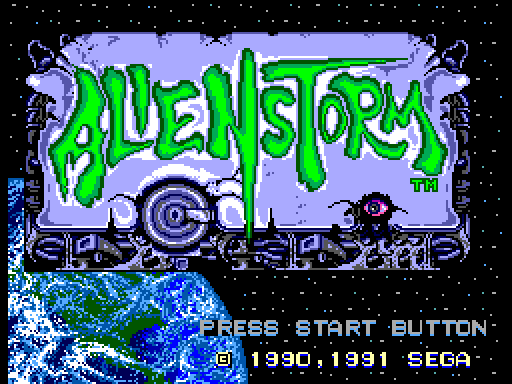 Alien storm sega коды